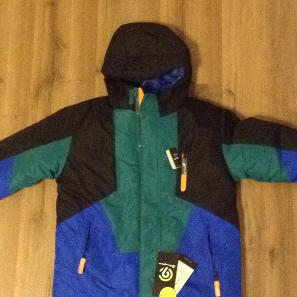 champion jacket kids green